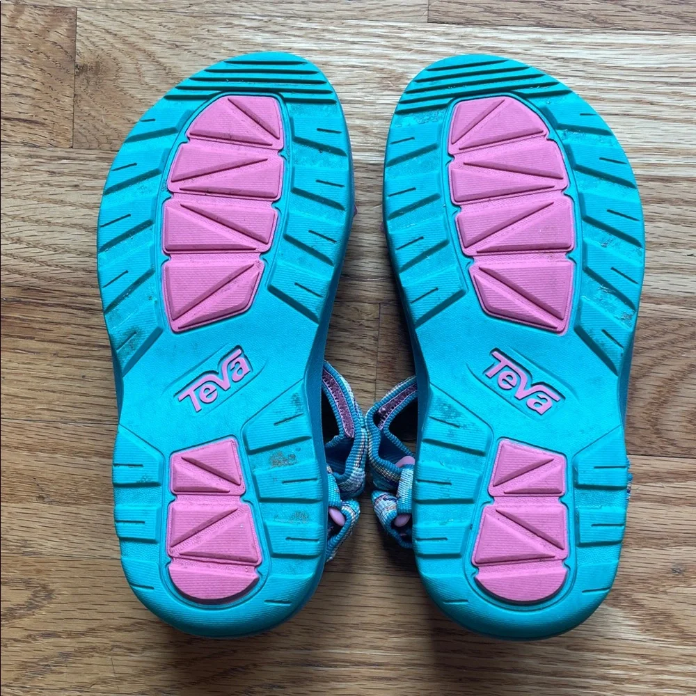 Teva Kids Teal Unicorn Sandals - Picture 4 of 12